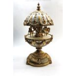 Franklin Mint House Of Faberge Porcelain Musical Egg Carousel
