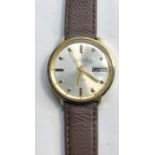 Vintage Unicorn automatic gents wristwatch watch is ticking but no warranty given measures approx 36