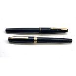 2 vintage fountain pens sheaffer and parker 17