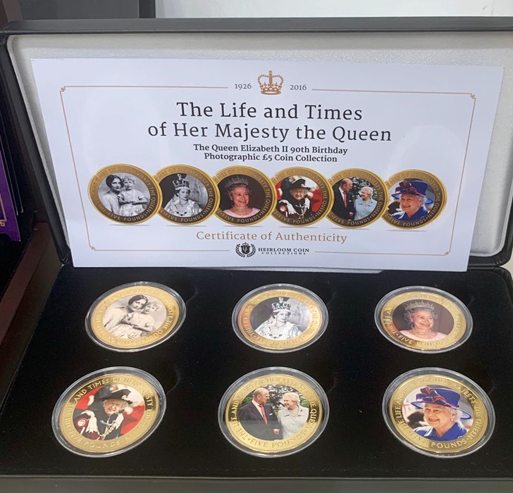 Official Royal tour of Newzealand and Australia coin set and The Life and times of her Majesty the Q - Image 3 of 4