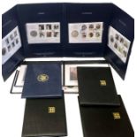 Collection of first day coin covers, 8 booklets