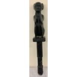 Large Tribal Trobriand Islands Massim ancestor figure height approximately 1.2