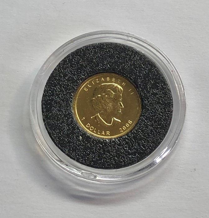 Fine gold 2006 Canada 1 dollar - Image 2 of 2