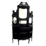 Stefanie mirror back sideboard measures approx 84" tall 48" wide depth 14"