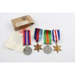 4 x WW2 boxed RAF France & Germany medal group Inc box of Issue, Ribbons Etc