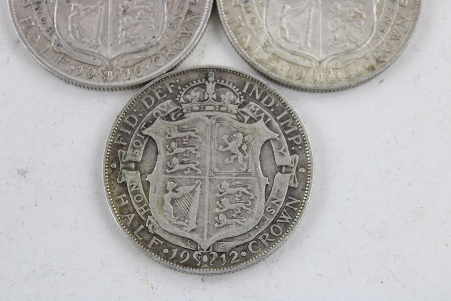 6 x British George V half crown silver coins (84g) - Image 7 of 7