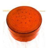 Burmese (Myanmar) lacquered bamboo “kun it” box, antique