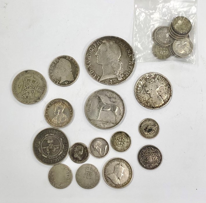 Collection of antique silver coins