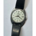 Vintage Gents stainless steel Omega automatic chronometer constellation wristwatch the watch winds a