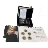 HRH Prince George fifth birthday coin collection and The William and Kate Diamond jubilee tour coin