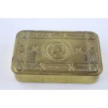 Antique WW1 Brass Princess Mary christmas tin (134g)