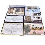 Selection of 4 silver Proof Coin First Day Covers by Westminster