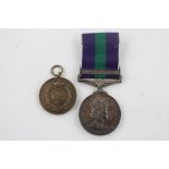 ER II general service medal Malaya with army best drivers medal GSM Named 23501644 Sapper B L Smith