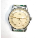 Vintage stainless steel Rolex Tudor gents wristwatch watch wound up and ticks but stops but no warr