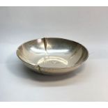 Hallmarked silver fruit bowl measures approx. 20cm dia hallmarked randahl sterling 243/8 weight 273