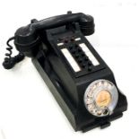 Vintage Large Black Bakelite Telephone Intercom Old Store E/3A No.1/2A GPO