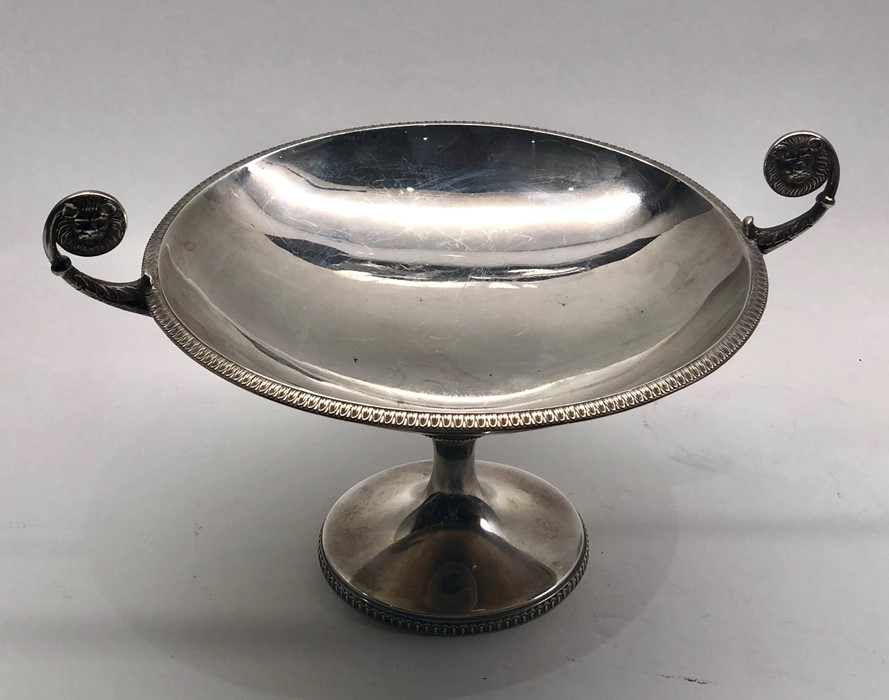 Sheffield silver fruit dish measures approx 20cm wide height 10cm makers james dixon and sons sheffi - Image 2 of 3