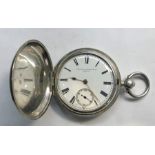 Silver full hunter Pocket Watch by Stewart Dawson & Co London the watch does wind and ticks but no