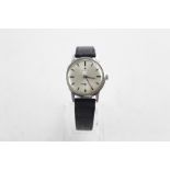 Vintage Gents ZENITH Stainless Steel wristwatch Hand-Wind WORKING Face - 3.6cm x 3.8cm Strap - 1.6