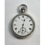 American Waltham Traveller Pocket Watch the watch does wind and ticks but no warranty overall clea