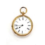 Antique 18ct gold pocket watch weight 42g