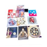 Collection of collectors coins includes £5 ,commemorative crowns 50p etc