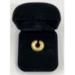 Celtic Britain gold ring money- brooch 17.3 gram, plain type smooth ring of plain type with flat ter