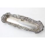 Antique Hallmarked 1893 Birmingham STERLING SILVER Jewellery Dish