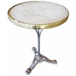 Small rounder Art Nouveau tableKleiner runder Jugendstil-Tisch. Durchmesser: 50cm. 73hoch. Small