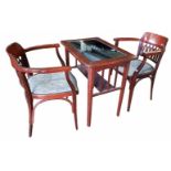 2 pieces Art Deco Chairs and Table2 Stück Art Deco Stühle und Tisch. In sehr gutem Zustand.