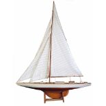 Big Model of a sailboatGrosses Modell eines Seegelschiffes. In gutem Zustand. Masse: 180cm hoch,