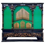 75-key A. Ruth barrel organ75er A. Ruth Walzenorgel. Grosse und sehr seltene Jahrmarkorgel with 2