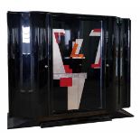 Art Deco WardrobeArt Deco Kleiderschrank. In sehr gutem Zustand.188cm x 203cm x 57cm.Art Deco