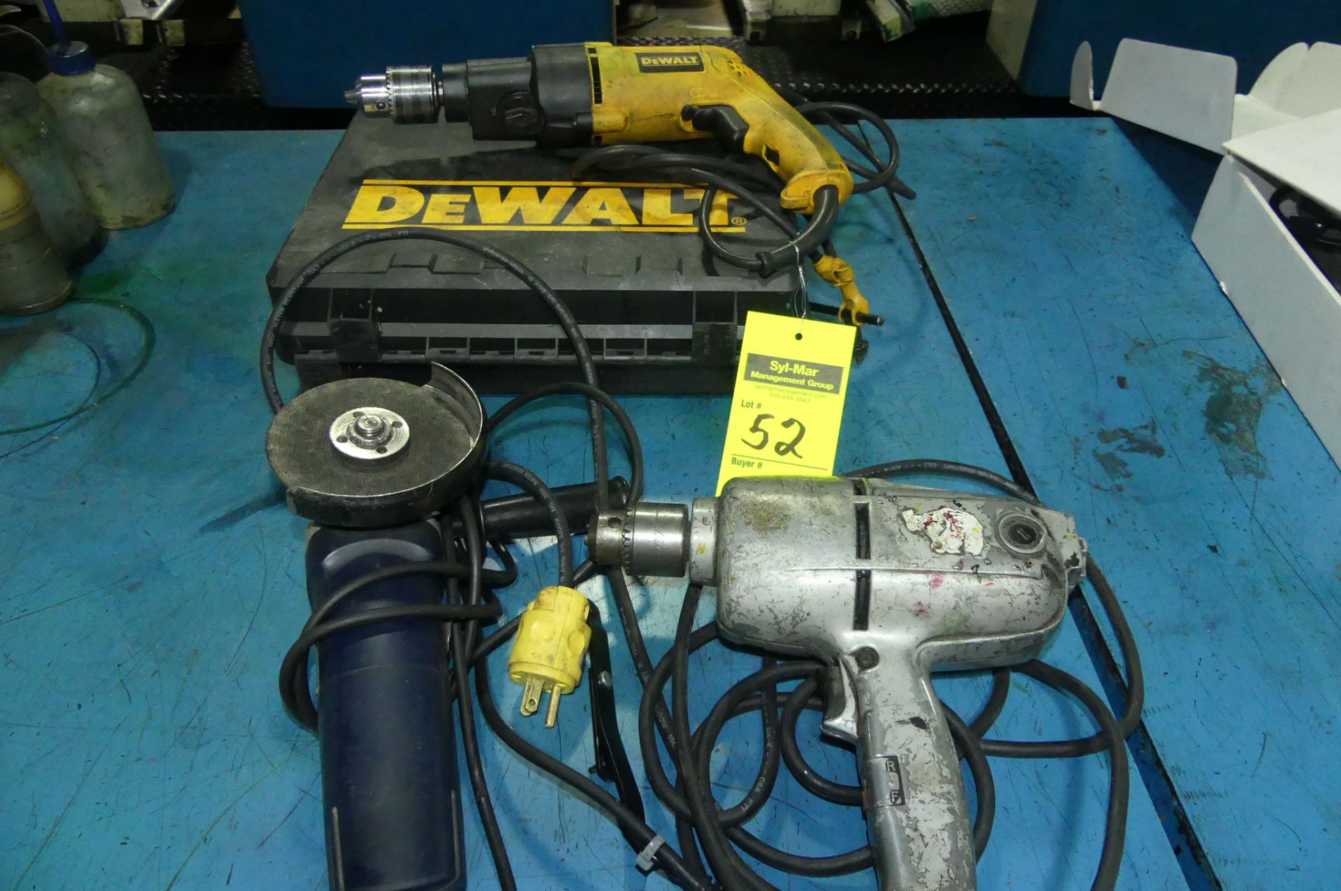 2-ELECTRIC DRILLS & GRINDER