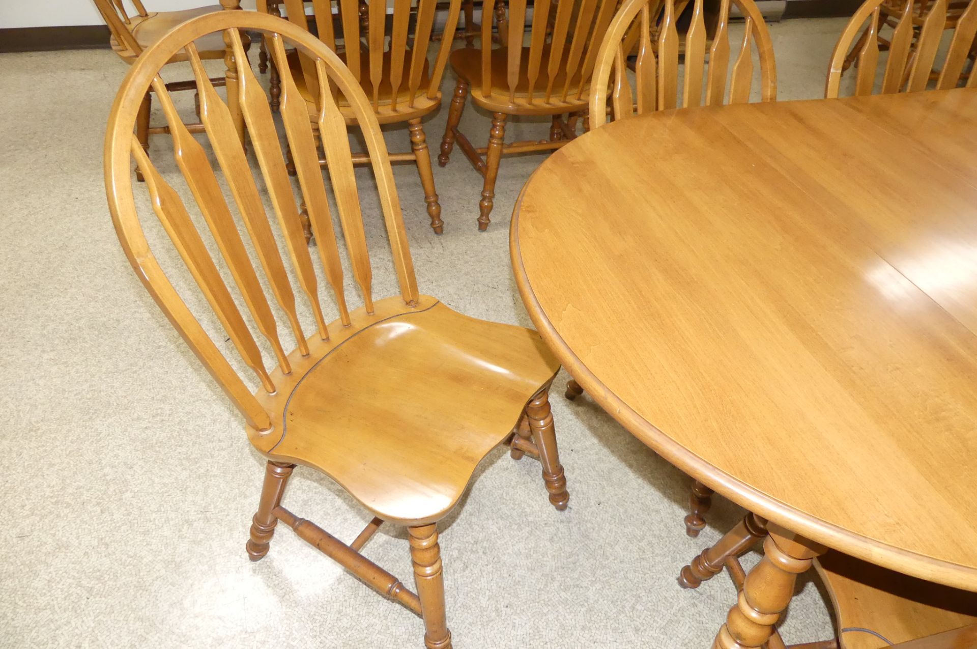 ROXTON TABLE & 6-CHAIRS, NO GLASS TOP - Image 2 of 2