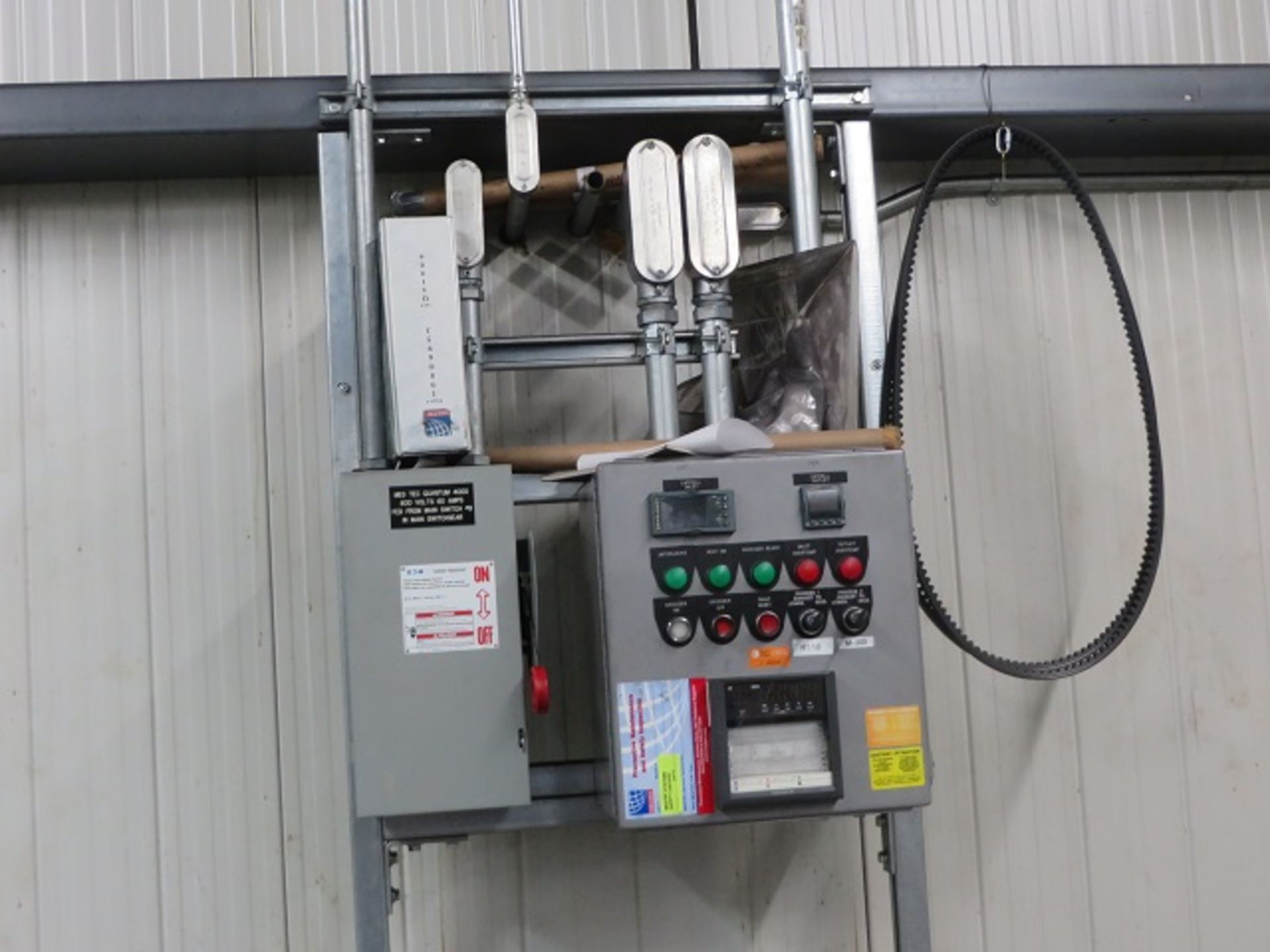 MEG TEC QUANTUM 4000 SCFM CATALYTIC OXIDIZER SYSTEM W/INSULTATED SYSTEM FAN, COMBUSTION BLOWER, - Image 4 of 4