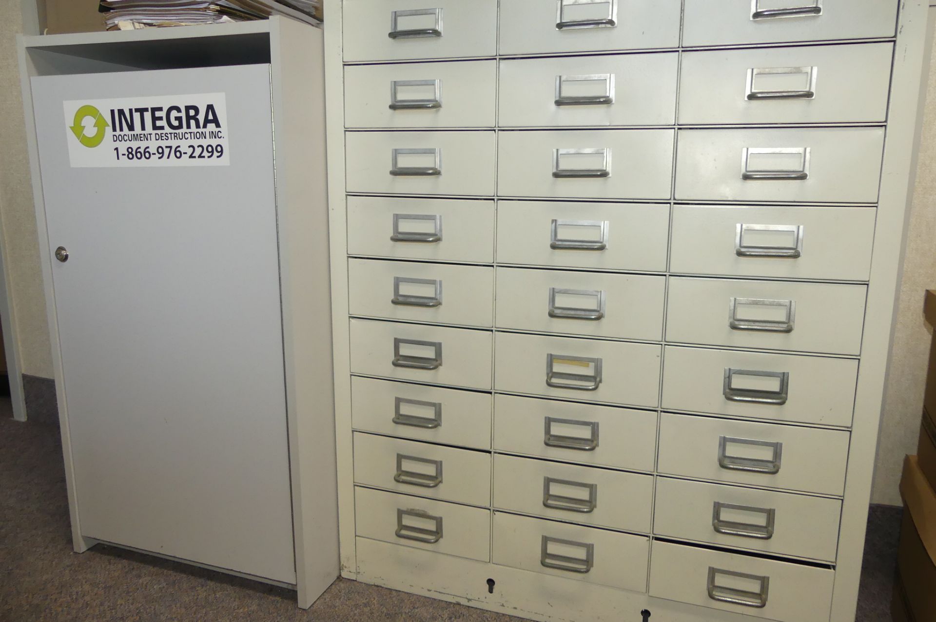 CHAIR, DESK, 3-FILE CABINETS, 2-TABLES - Image 3 of 6