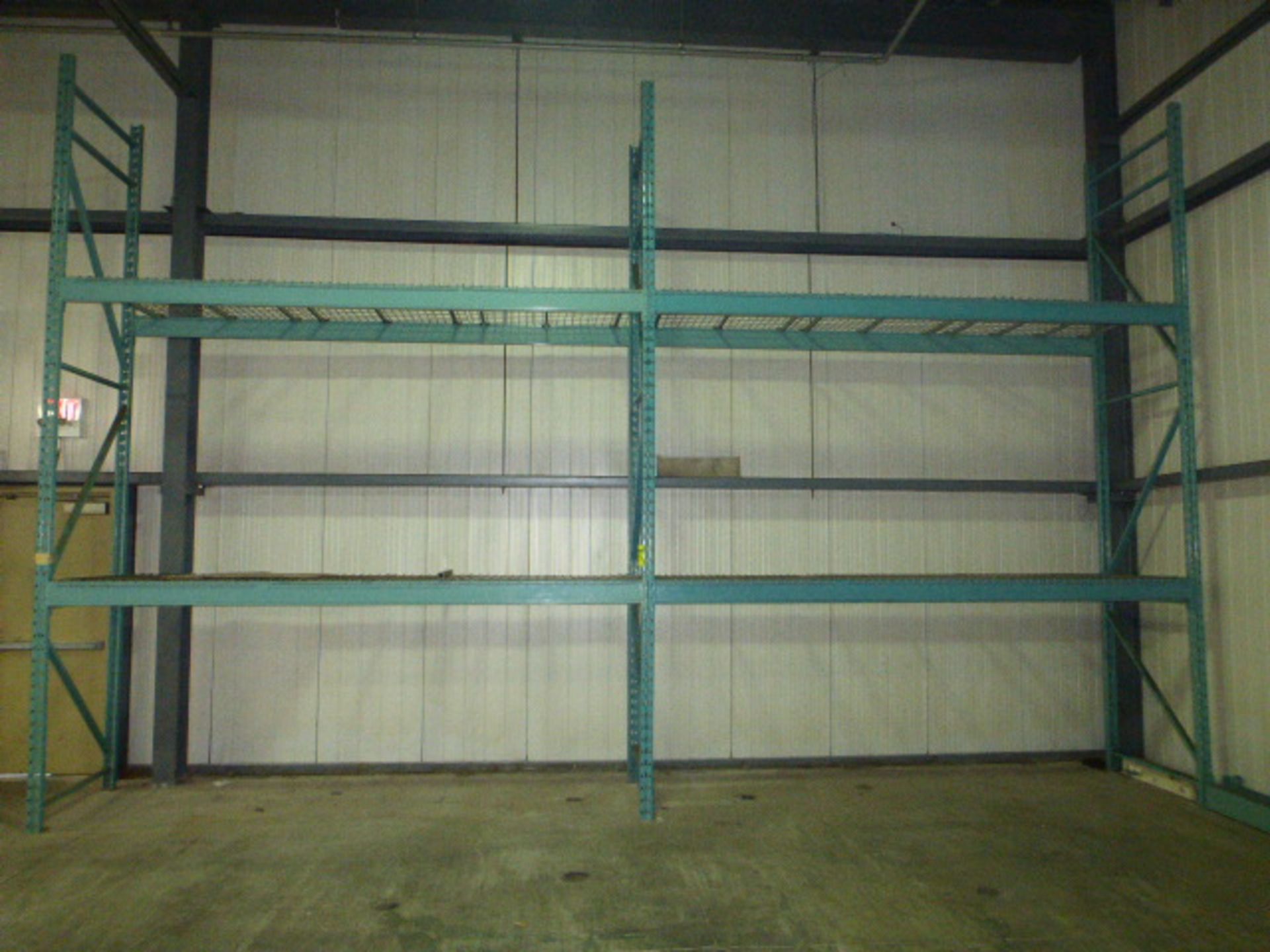 RACKING 2-SECTIONS W/SHELVING