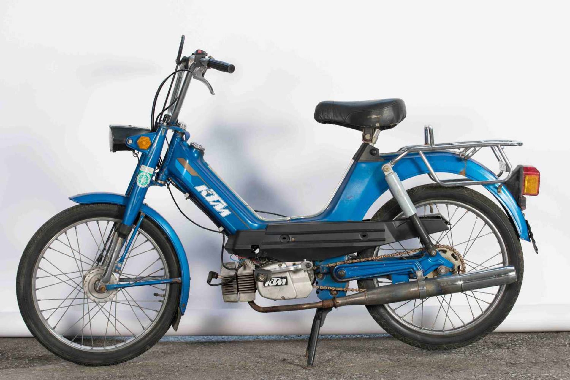 KTM Hobby MofaFIN: 86811971, MOTOR: DGM19469OM, ohne Papiere, blau, nicht fahrbereitKTM Hobby