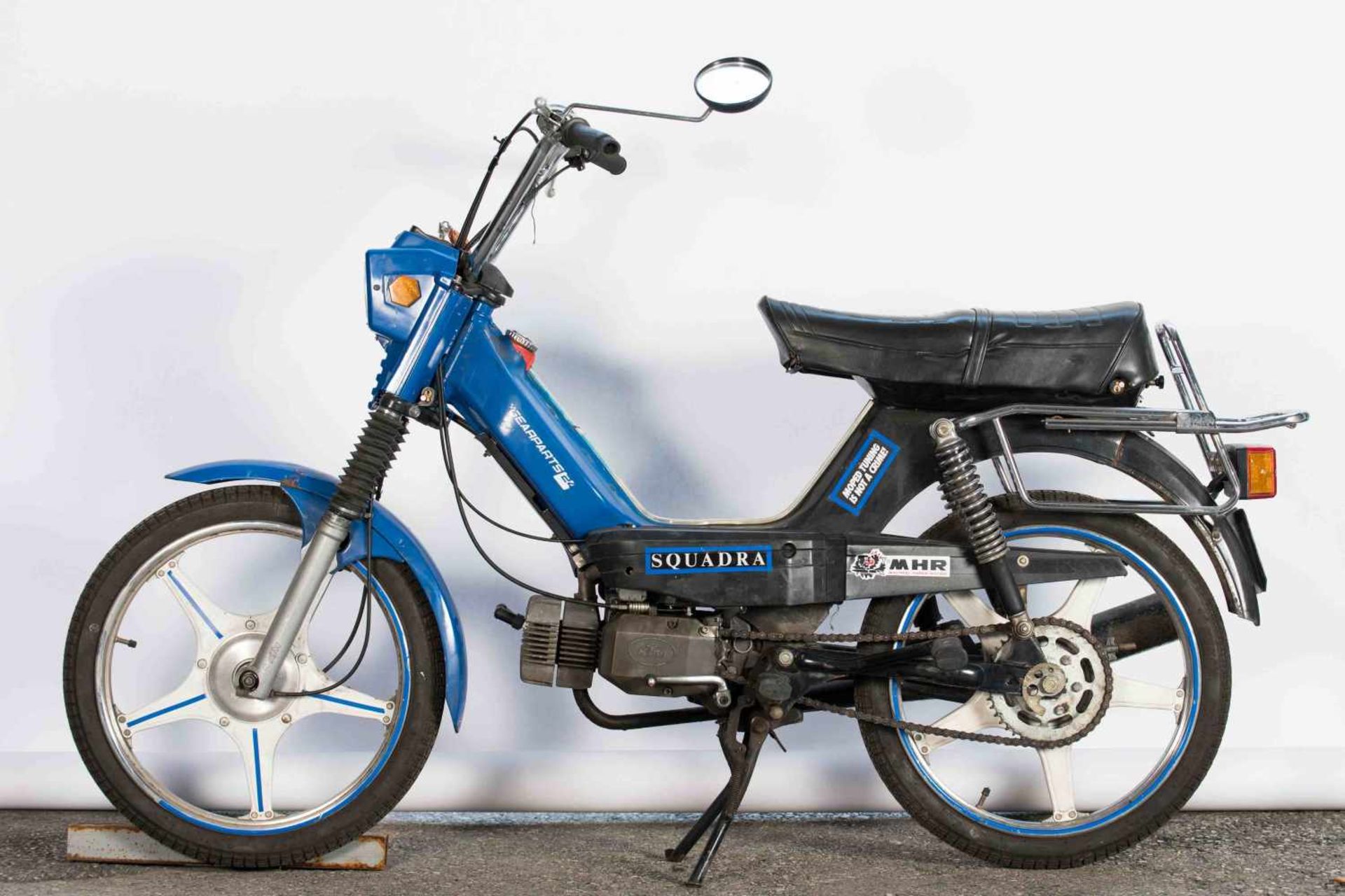 KTM Squadra FIN: 900402491, MOTOR: 6823, österreichische Papiere, blau, BJ. 1991, mit Schlüssel,