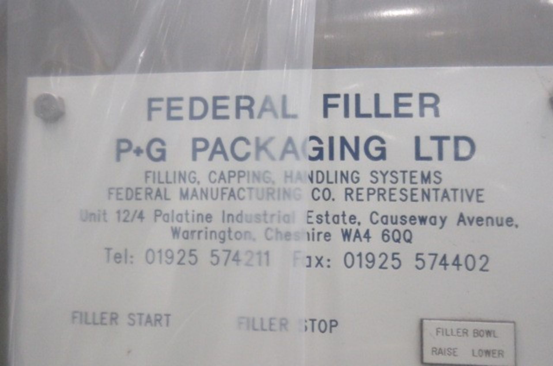 P & G Packaging Ltd Federal Filler s/s carton filling machine - Image 3 of 5