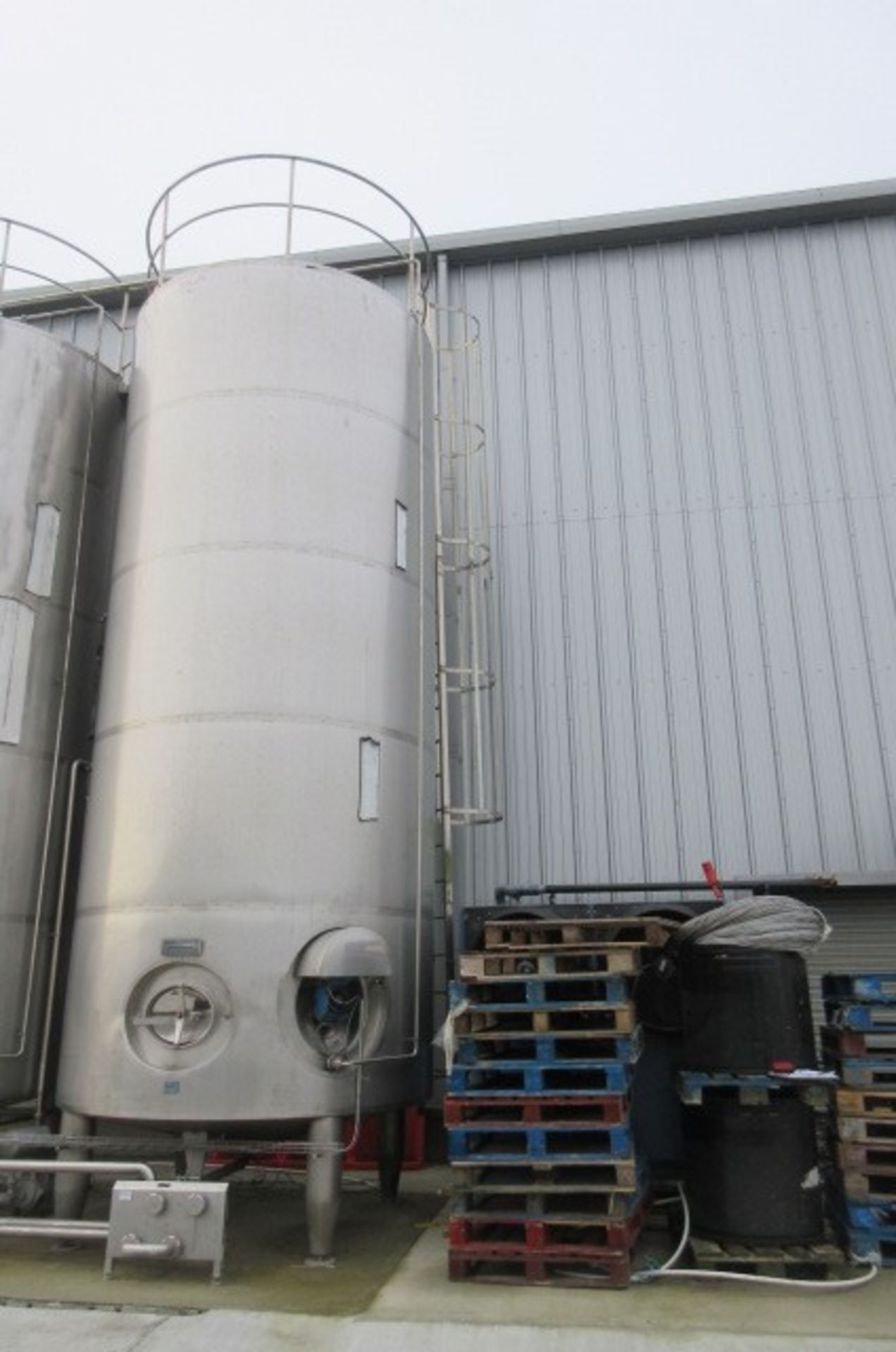 Gemak s/s insulated & agitated raw milk storage tank, 30,000 litres (2011)