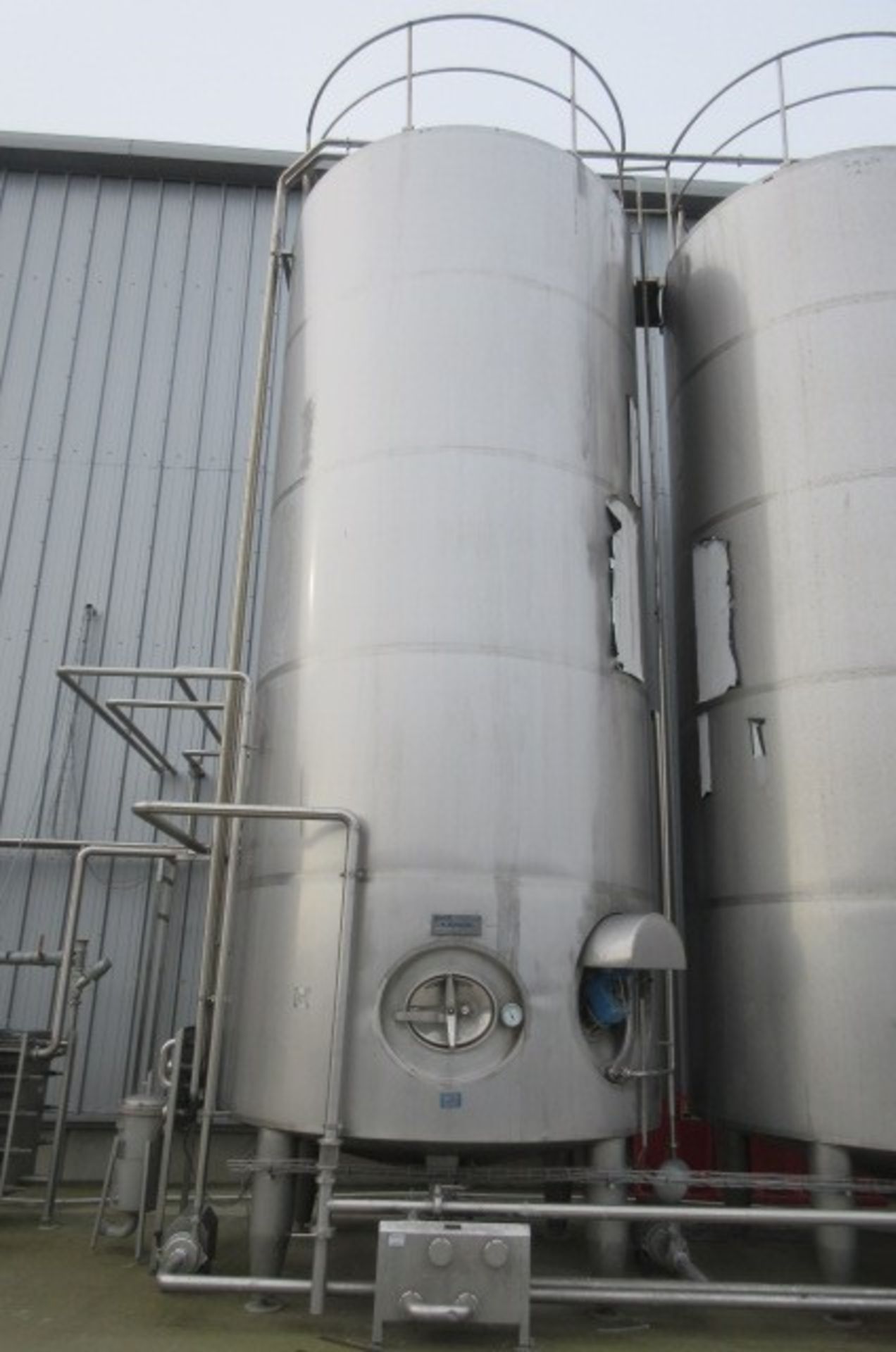 Gemak s/s insulated and agitated raw milk storage tank,30,000 litres (2011)