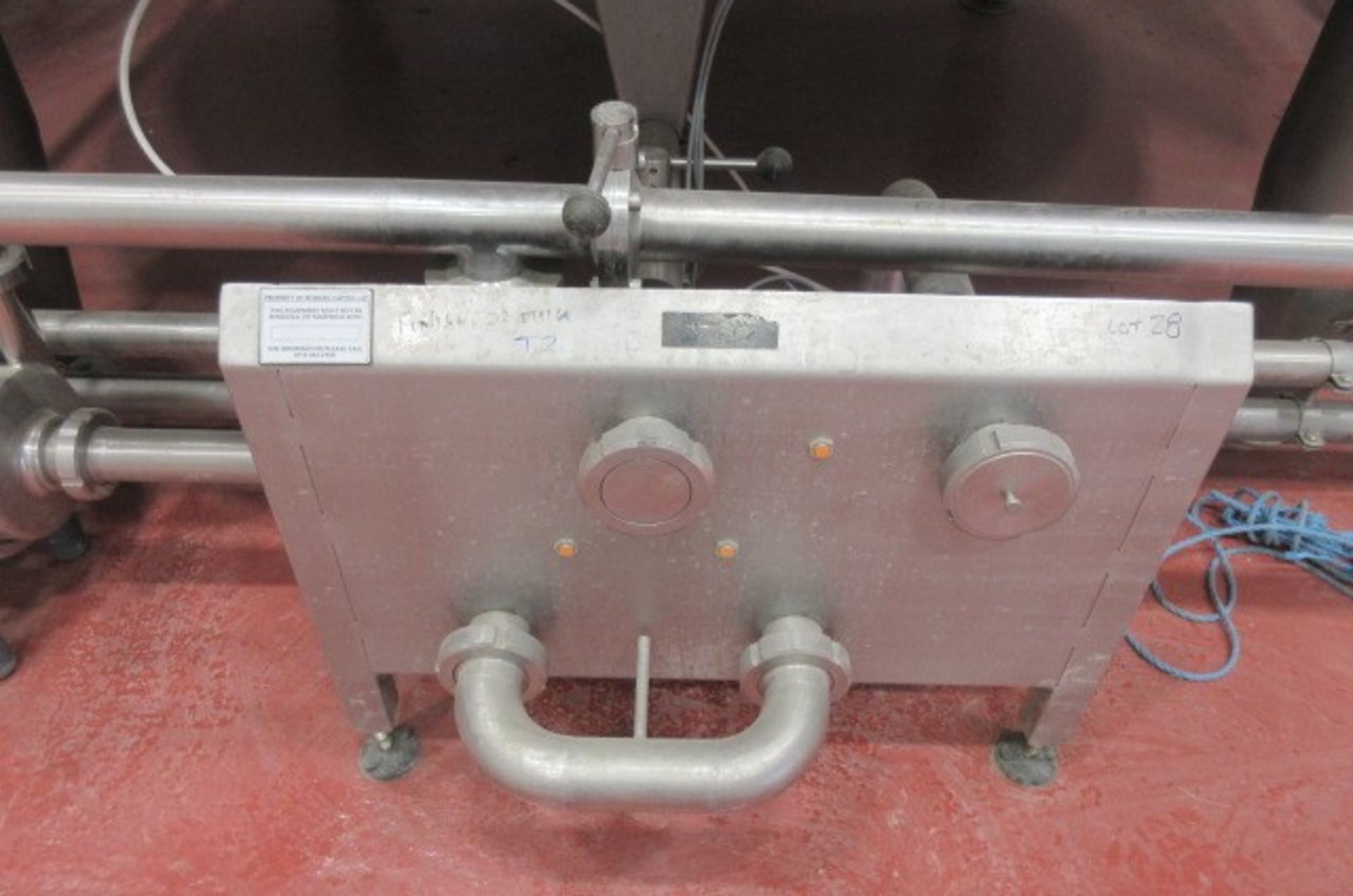 Flow plate manifold, s/s.