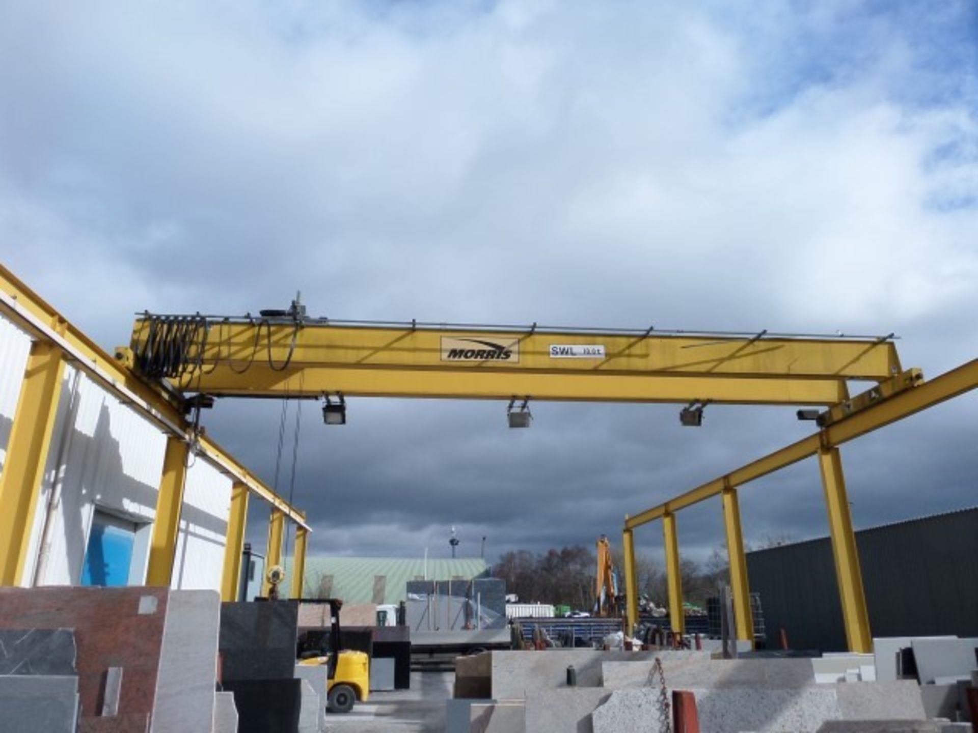 Morris double girder overhead travelling crane