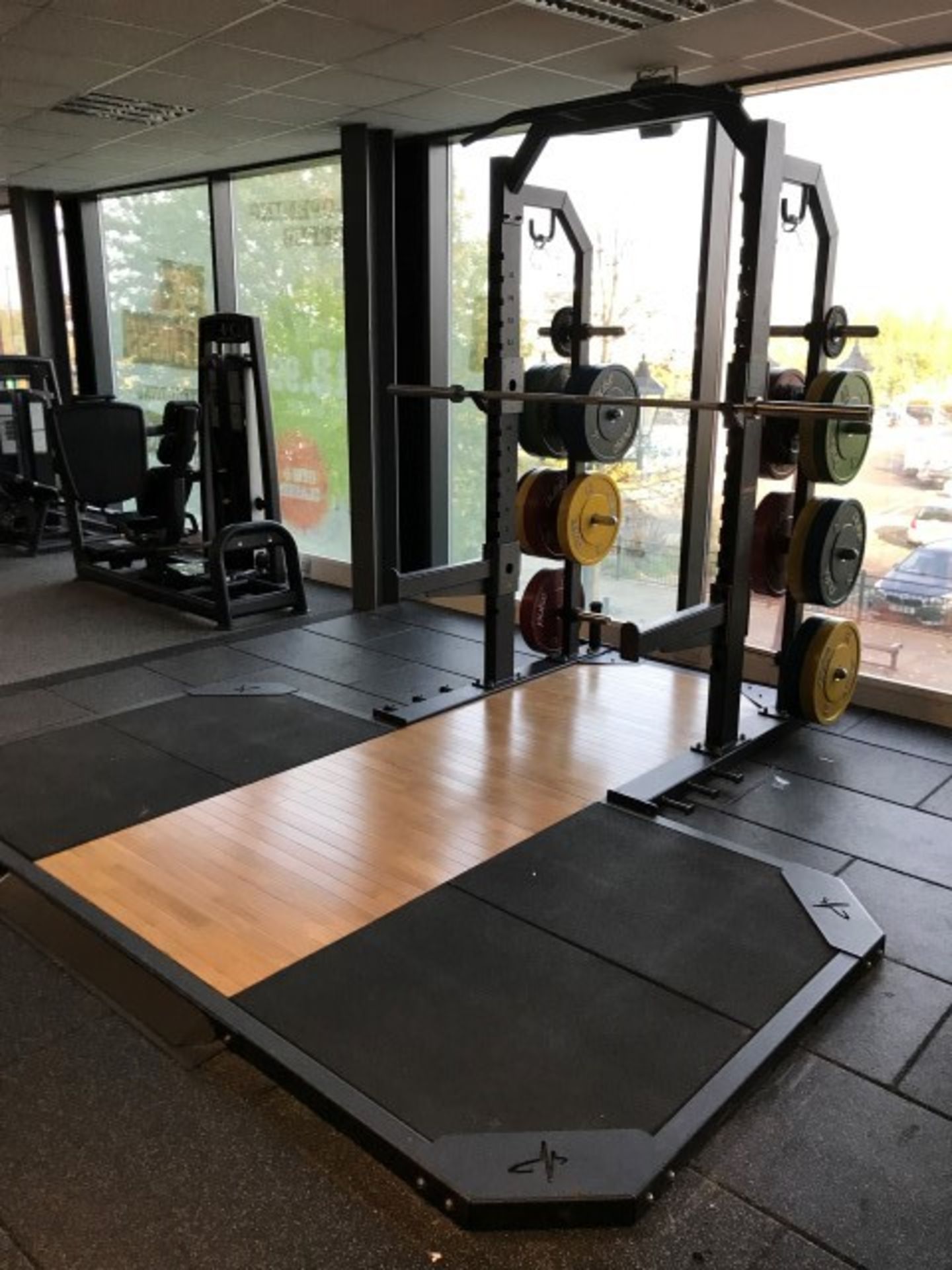 Pulse Fitness 866H half rack, platform and bar - Image 2 of 2