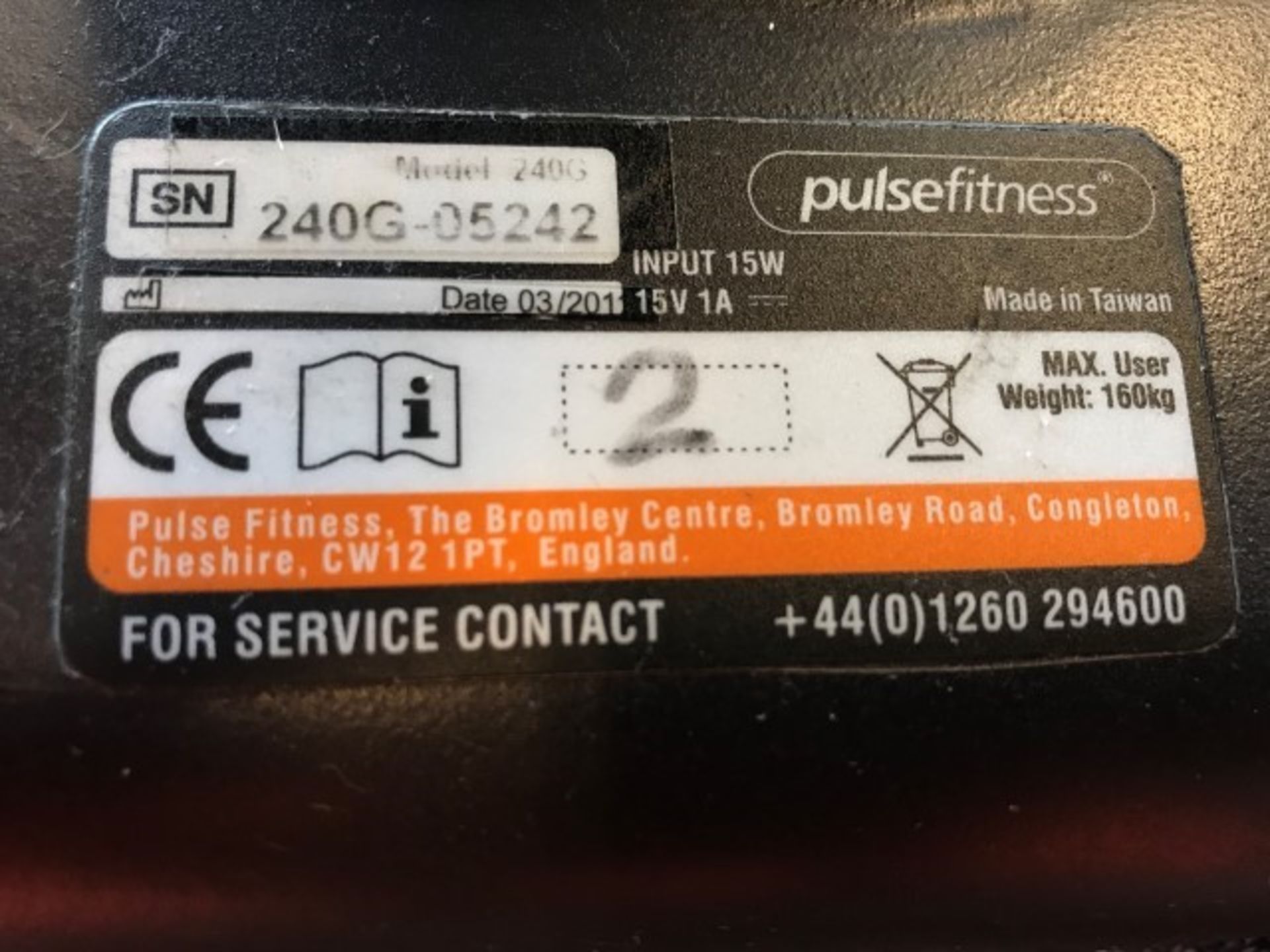 Pulse Fitness 240G U-Cycle exercise bike - Image 4 of 4