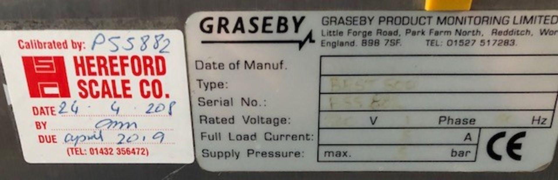 Graseby Best 500 checkweigher - Image 2 of 7