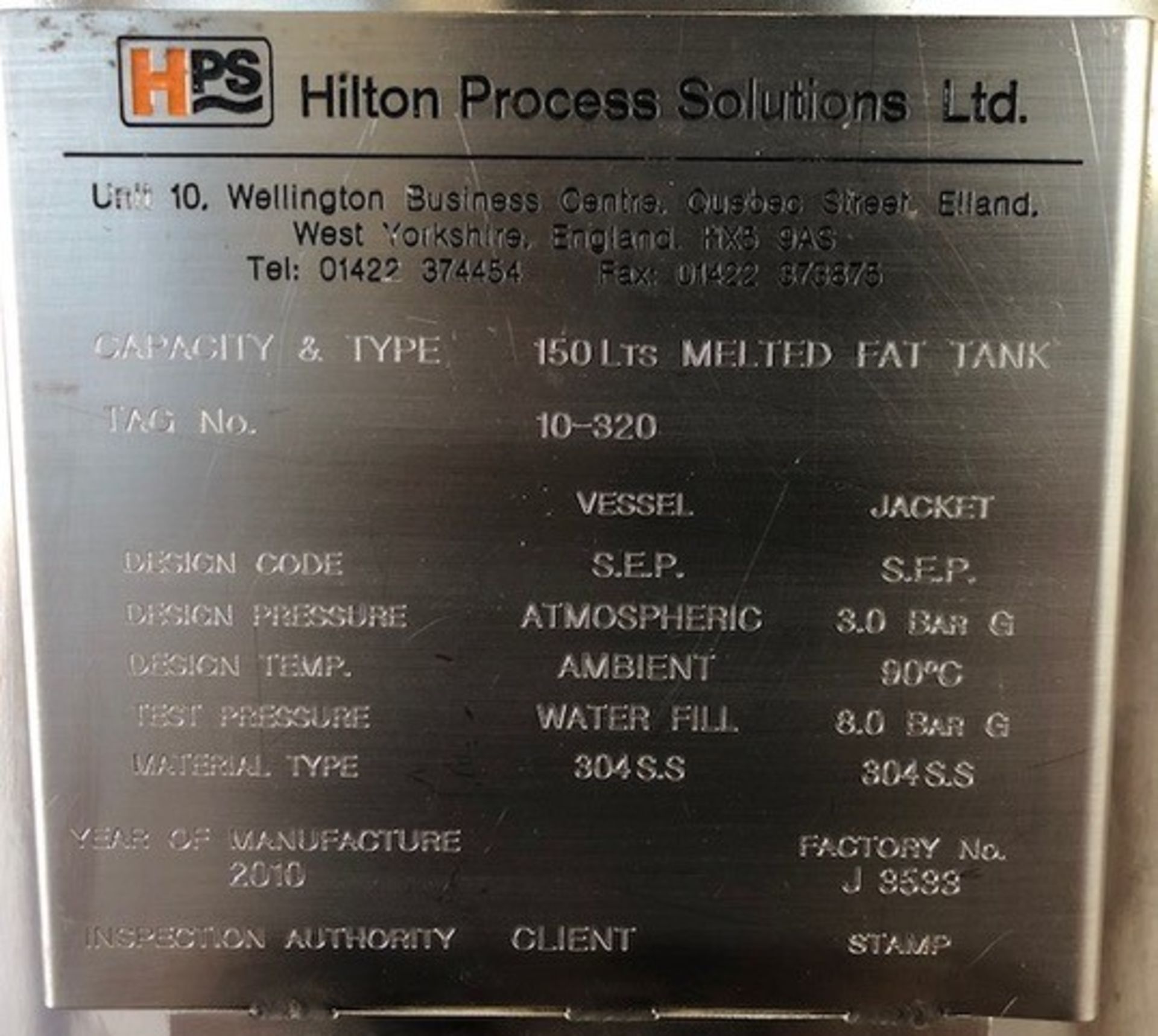 HPS twin tank fat melting system - Image 2 of 15