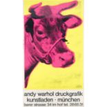 Andy Warhol (American 1928-1987), 'Druckgrafik Kunstladen Munchen', circa 1970